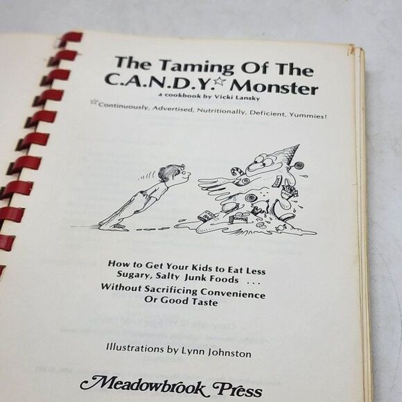 1978 The Taming of the Candy Monster Cookbook Kitchen First Print Vicki Lansky - Picture 4 of 4